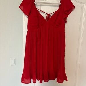 Lulu's Red Mini Dress